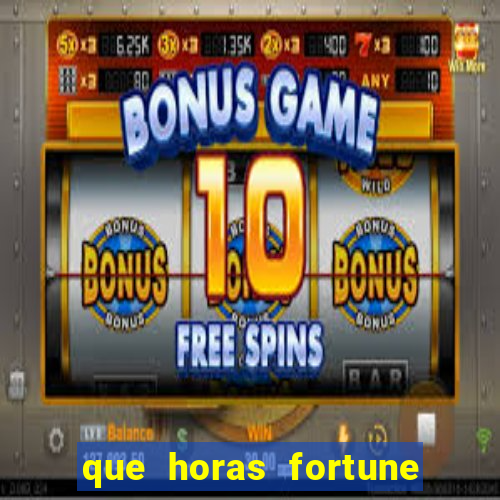 que horas fortune tiger paga