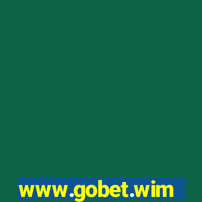 www.gobet.wim