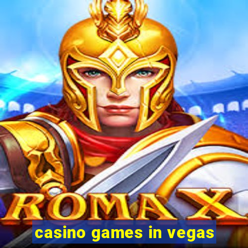 casino games in vegas