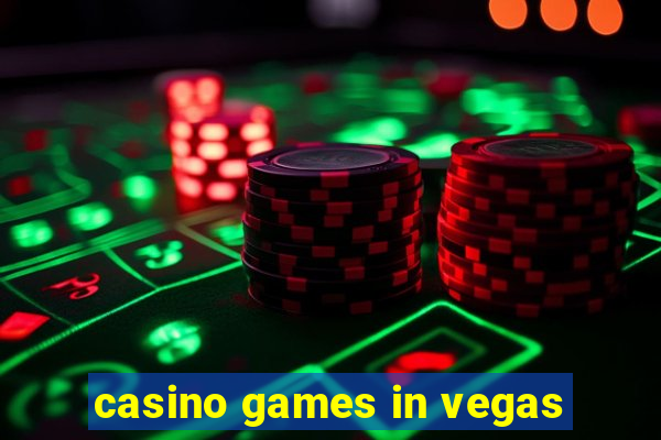 casino games in vegas