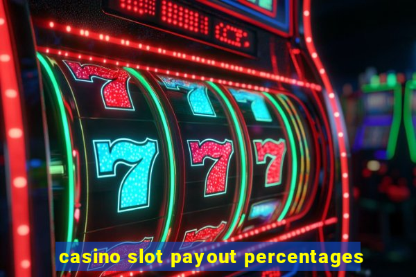 casino slot payout percentages