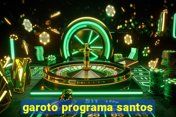 garoto programa santos