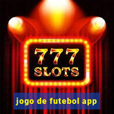 jogo de futebol app