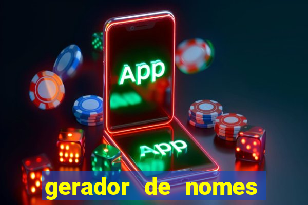 gerador de nomes para jogos