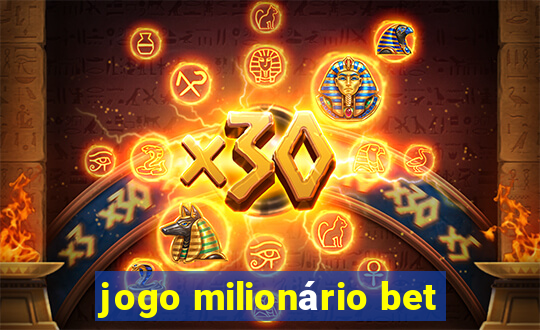 jogo milionário bet