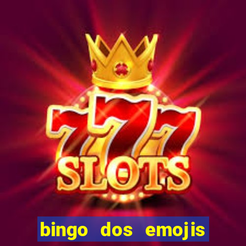 bingo dos emojis para imprimir