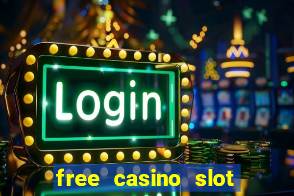 free casino slot games with bonus