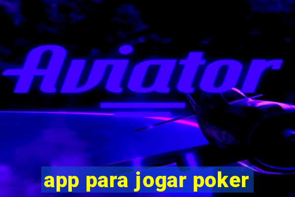 app para jogar poker