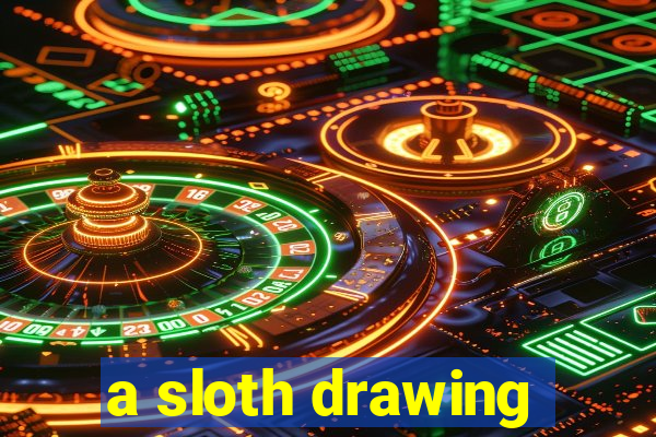 a sloth drawing