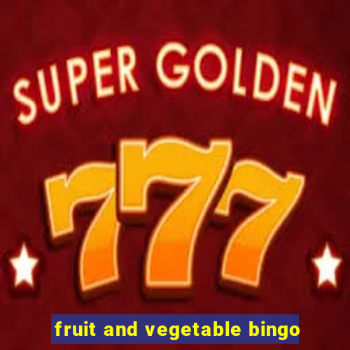 fruit and vegetable bingo