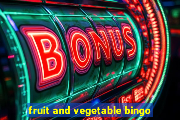 fruit and vegetable bingo