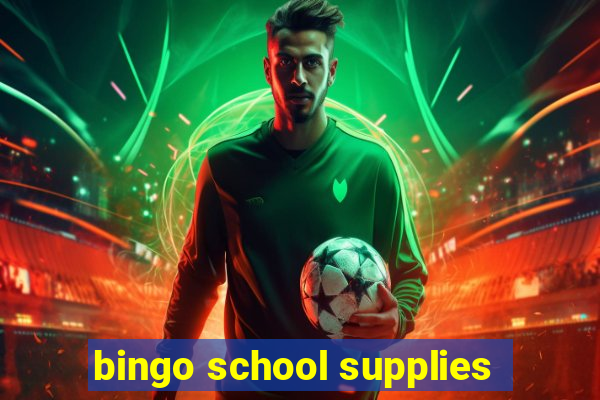 bingo school supplies