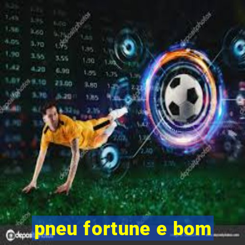 pneu fortune e bom