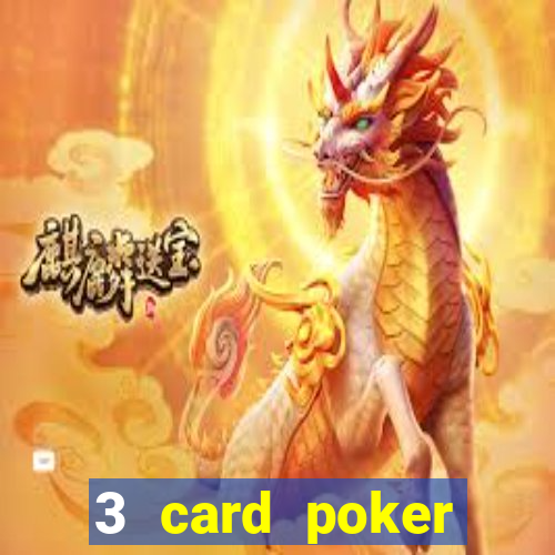 3 card poker casino rules