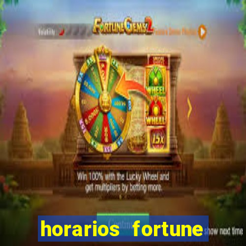 horarios fortune tiger madrugada