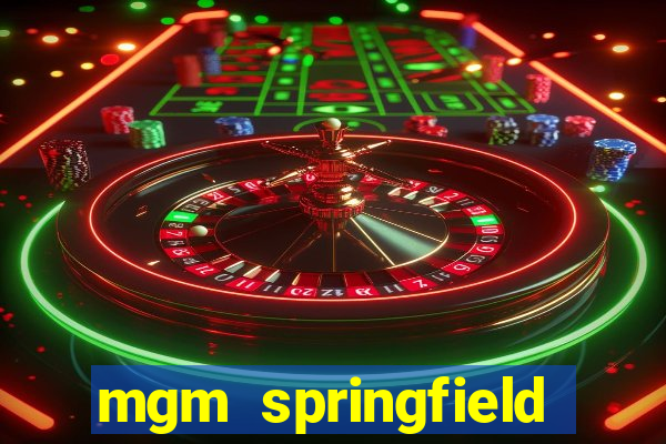 mgm springfield slot payout percentage