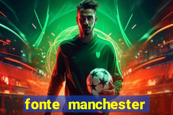 fonte manchester city download