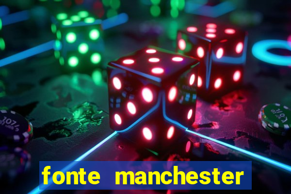 fonte manchester city download