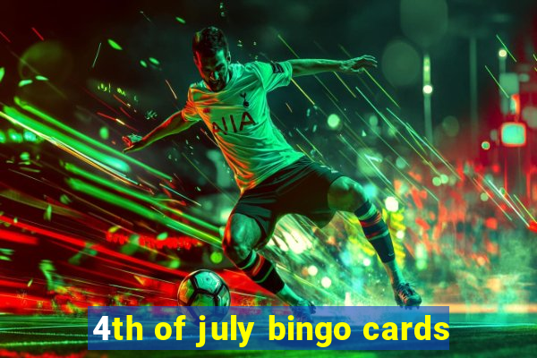 4th of july bingo cards