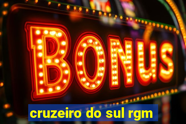 cruzeiro do sul rgm