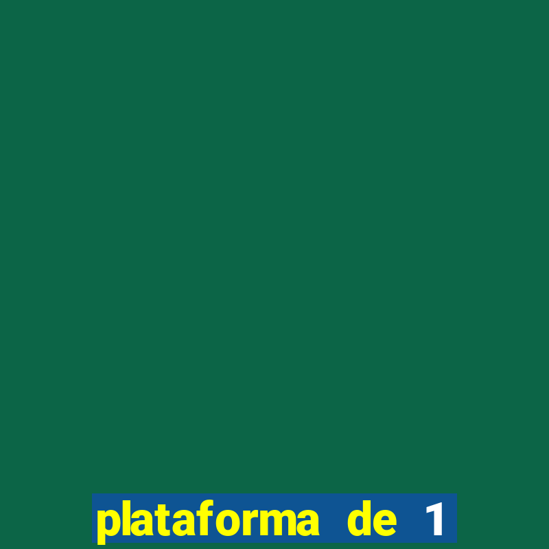 plataforma de 1 real depósito bet