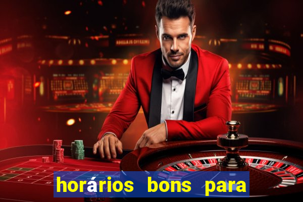 horários bons para jogar fortune tiger