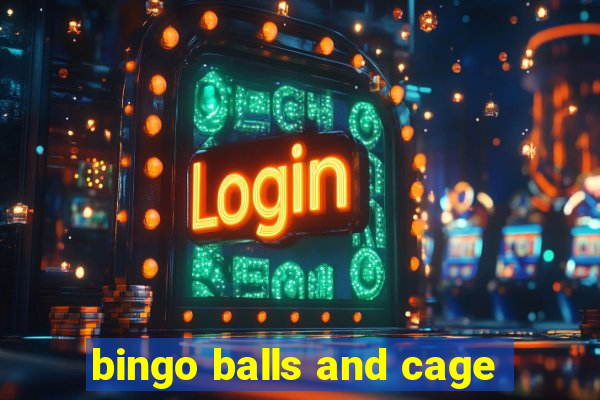 bingo balls and cage