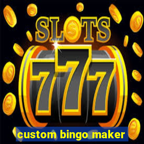 custom bingo maker