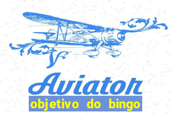 objetivo do bingo de letras