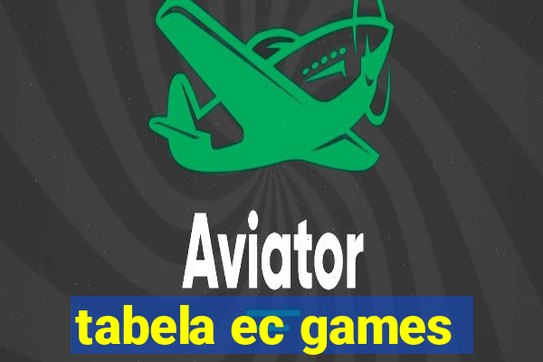 tabela ec games