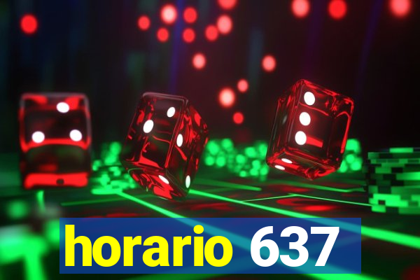 horario 637