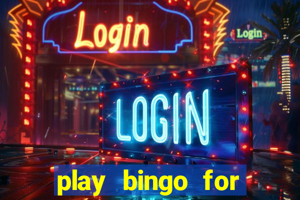 play bingo for money online