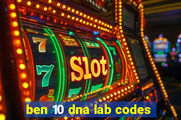 ben 10 dna lab codes