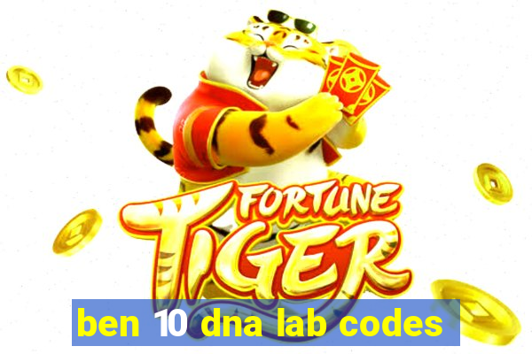 ben 10 dna lab codes