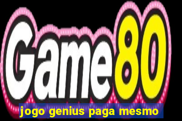 jogo genius paga mesmo