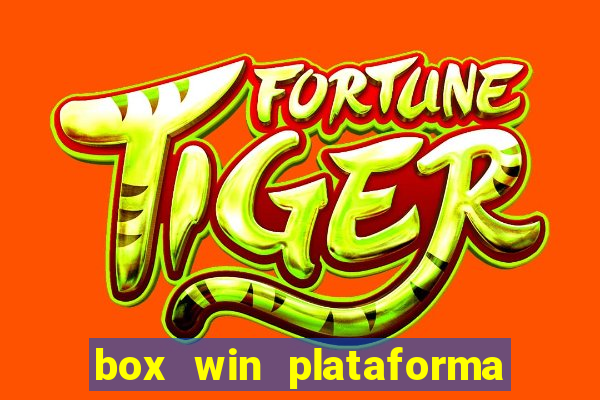 box win plataforma de jogos