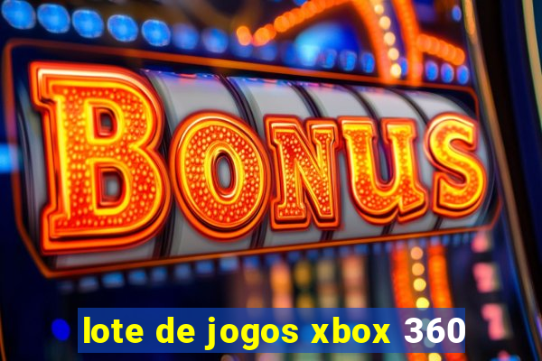 lote de jogos xbox 360