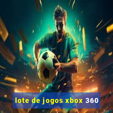 lote de jogos xbox 360