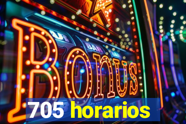 705 horarios