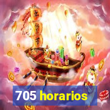 705 horarios