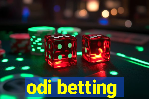 odi betting