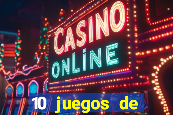 10 juegos de casino nombres