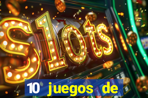 10 juegos de casino nombres