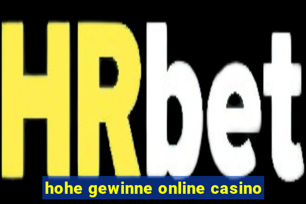 hohe gewinne online casino