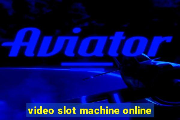 video slot machine online