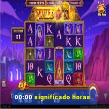 00:00 significado horas