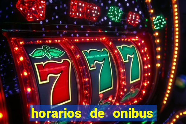 horarios de onibus cassino cidade nova