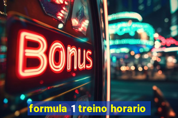 formula 1 treino horario