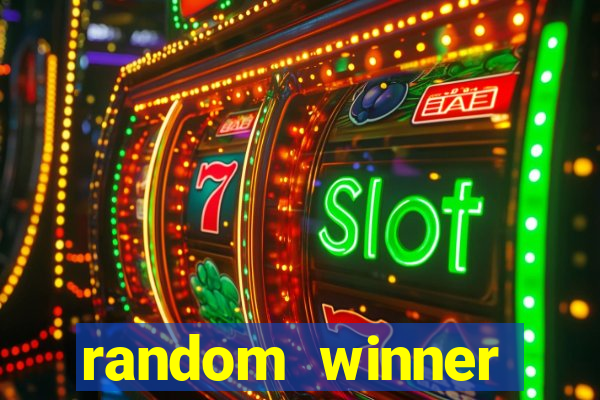 random winner triple play slot