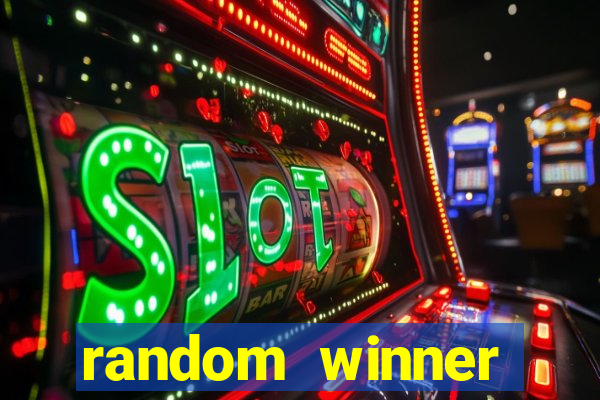 random winner triple play slot